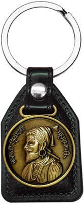 Shiv Hari Chatrapati Shivaji Maharaj Rajmudra Red Key Chain ShreeKey02 Key Chain