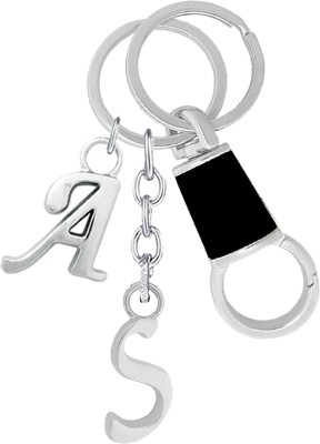 KYP Fashion Two Initials Double Letters Pendant Gift For Loved Once Alphabet A / S Key Chain