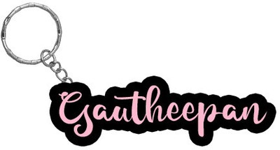 SY Gifts BPK Gautheepan Name Keychain Key Chain