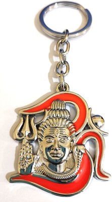 MISMIL God Lord Shiv Shankar With Om Shiva keychains silver shivan Key Chain