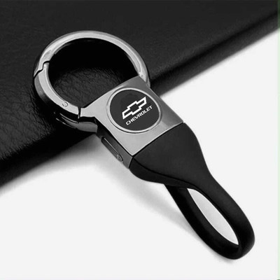 Sbb Novelty Zinc Alloy Fob Heavy Duty Keychain For All chevr Car Model Round Shape Key Chain