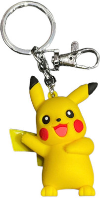 Skycart 3D Pikachu Pokémon silicone keychain for man and woman Key Chain