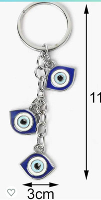 OFM Evil Eye Shape Key Ring for Good Luck/Prosperity Key Chain