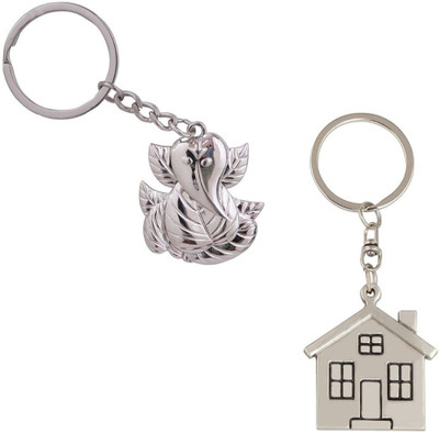 Virom Ganesh Ji Keychain Home Or House Keys Keyring Gift For New Homeowners Families Key Chain
