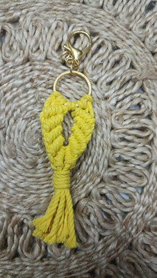 Kalasri Macrame Sea Shell Key Chain