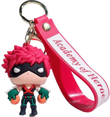 Funfob My Hero Acedemia Keychain ( Red Green Black Hero) Key Chain