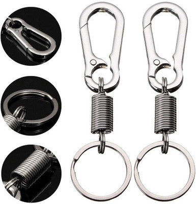 JAINSON MARTIN Combo Of Spring Hook Locking Metal Keychain Key Chain