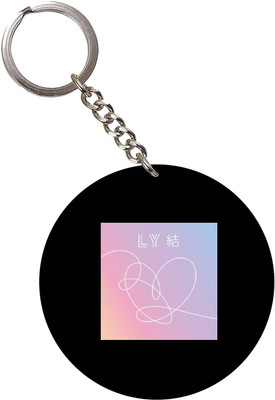 Photolab BTS Love Yourself heart keychain Key Chain