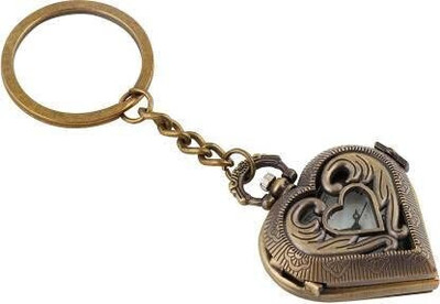 gtrp Vintage Heart Shape Pocket Watch Car Bike Home Key Chain-New1025 Key Chain
