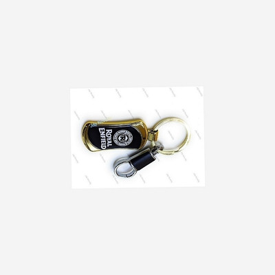 Jdp Novelty Premium Quality Metal Keychain with Hook Black Gold Colour for Bike(R-E)New Key Chain