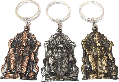 MISMIL Lord Ganesha Ganpati Ji Metal Key Chain