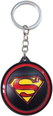 PEARLISH Superman Premium Quality 360 Degree Rotating Keychain K-1 Key Chain