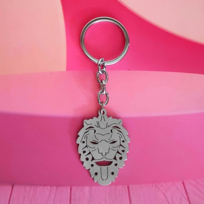 Sullery Personalized Lion Head Animal Gift Bikers Jewelry Keychain LCK060 Key Chain