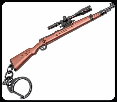 gtrp Top_Kar98 Sniper Gun With PubG Key Chain