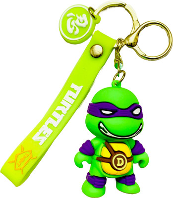 GKM Stylish Ninja Turtle D keychain with hook Key Chain