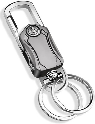 Birudmart Multifunction Keychain 5 IN 1 Heavy Duty Dual Ring Metal Keychain Key Chain