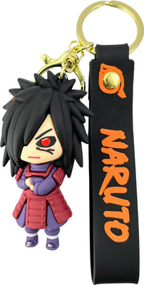 Kraft Crate Madara Uchiha Inspired 3D Rubber Keychain – Naruto Anime Gifts & Collectibles | Key Chain