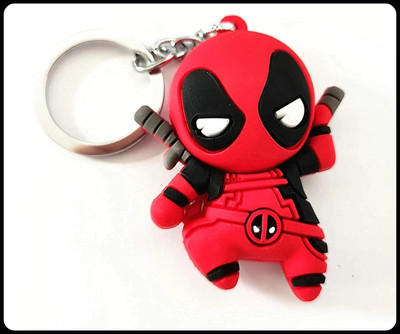 gtrp Trendy-Deadpool Key Chains for Bikes, Action Figure Keychain Key Chain