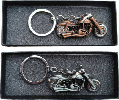 MYV Combo Of Racing Bullet Antique Bike Key Chain (Pack Of 2) Key Chain