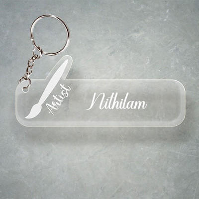 SY Gifts D2 Artist Keychain With Nithilam Name Key Chain