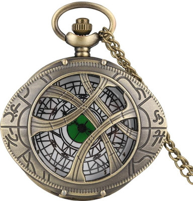 gtrp Metal Dr strange Eye Design Vintage Pocket watch Keychain Key Chain