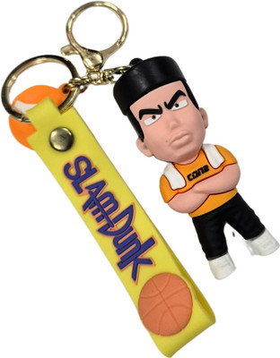 Funfob Slam Dunk Key Chain With Hook & Straps Key Chains For Bike Car (yellow) Key Chain