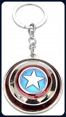 GIKH Captain America Shield (Multi)-Keychain Key Chain
