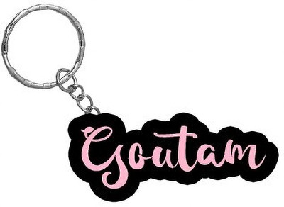 SY Gifts BPK Goutam Name Keychain Key Chain