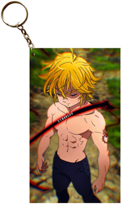 Hariyaali Enterprises LLP Seven Deadly Sins MELIODAS GETTING INFINITELY ANGRY Anime Key Chain
