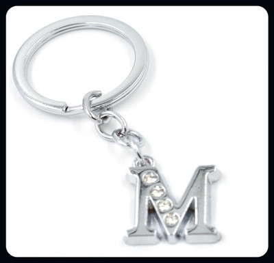 Meeko.com letter M Key Chain For Unisex with attractive Diamond_kk384 Key Chain