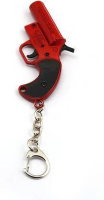 gtrp keychain-Battlegrounds PUBG red Flare gun metal keychain Key Chain