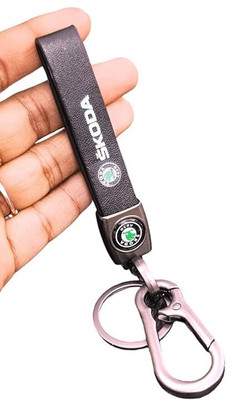 Tera13 Skoda Keychain For Bicycle Metal Hook Keychain Return Gifts For Men Key Chain