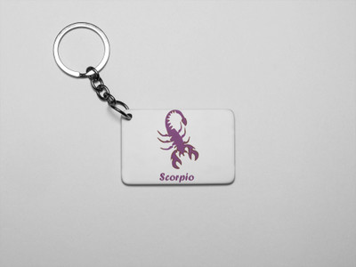 Rushaan Scorpio, Pisces, Intense couple - Printed Acrylic Keychains(Pack Of 2) Key Chain
