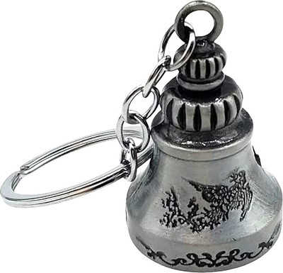 Meeko.com Tibetan Gaurdian Bell Shaped Keyring for men and women Key Chain