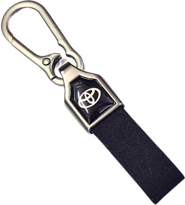 Funfob Fortuner metal bike and car keychain premium with leather strap Key Chain