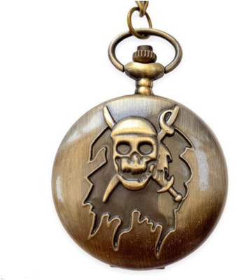 n v p Premium Anime Pirates Pocket Watch Key chain Vintage for Gifting With Key Ring Key Chain