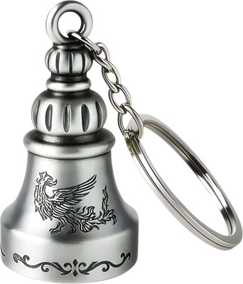 Clink Premium Guardian Bell Keychain for Bike | Good Luck Protection Bell Key Ring Key Chain