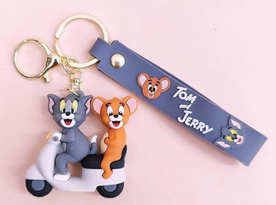 Tera13 Keychain 3D rubber Keychain with strap, keychain for Bikes Key Chain