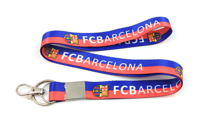 Key Era Fc Barcelona Fcb Football Id Card Holder Fabric lanyard Key Chain