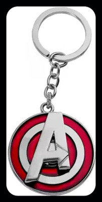 Meeko.com Good quality Avengers Logo Rotating Spinner Keyring Premium Key Chain