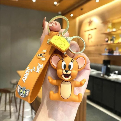Chiransi Tom Silicone Keychain 3D Rubber Keychain Metal Key Chain(Pack Of 1) Key Chain