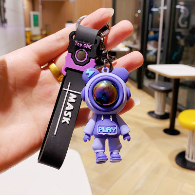 Star Work Keychain for Girls Boys, Cute Silicon Keychains Accessories Key Chain