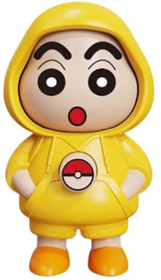 ZOQQI Shinchan 3-Face Changing, Poseable Action Figure, Fun & Interactive Keychain Key Chain