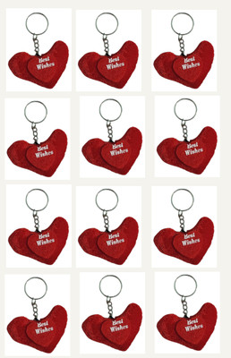 Shreeji Makeover 12 pcs Heart_001 Key Chain