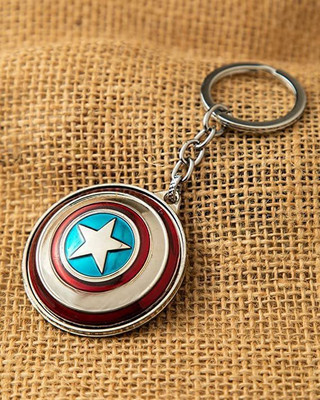 GKM Captain America Spinning rotating shield metal high quality keychain Key Chain