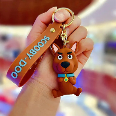 heeva creation Cute Scooby 3D Charm KeyChain. for Bag/ Door Key-Ring/ car Key-Ring.(Brown). Key Chain
