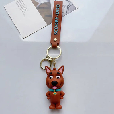 heeva creation Cute Scooby 3D KeyChain. for Bag/ Door Key-Ring/ car Key-Ring.(Brown). Key Chain