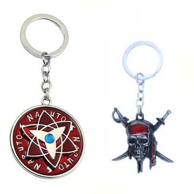 Meeko.com Spinning naruto and pirates of caribbean Key Chain