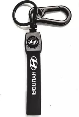 GIKH KeyChain_Hyundai Premium Leather For Cars And Bikes Key Chain