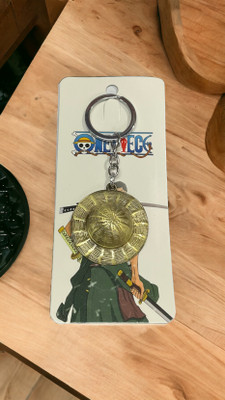 Skycart Anime One Piece Monkey D Luffy Straw Hat Metal Keychain Keyring Key Chain Key Chain